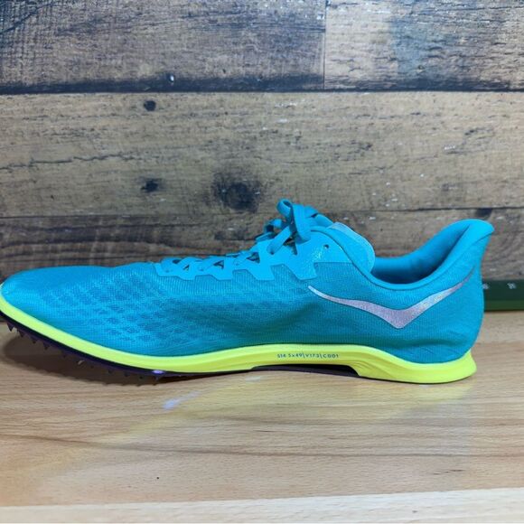 New- Hoka Teal and Lime Athletic Sneakers main image 8